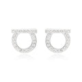 Ferragamo 76 0122 0696574 (760122 696574) Garnet Crystal Earrings