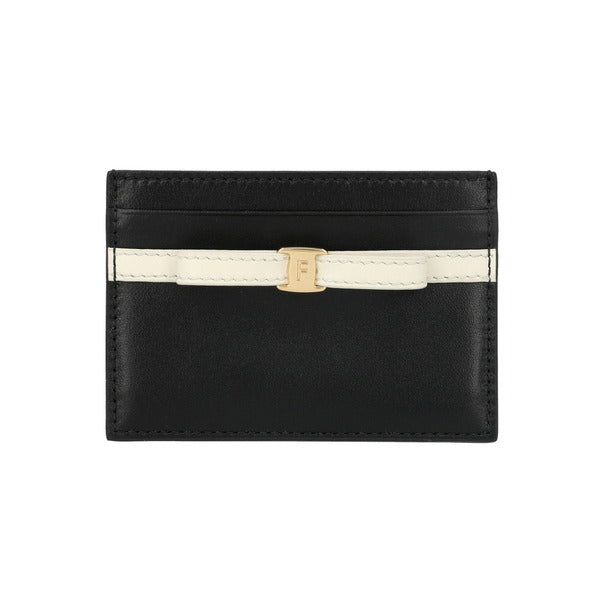Ferragamo 221089790197 mini bow card wallet