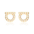 Ferragamo 76 0125 0696581 (760125 696581) crystal pearl earrings