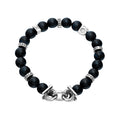 Ferragamo 77 0150 0717502 (770150 717502) garnet lava stone large blue bracelet