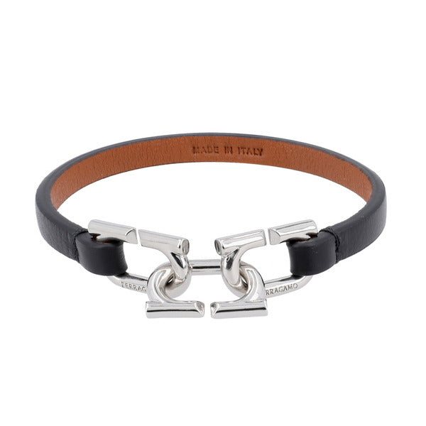 Ferragamo 77 0407 0791081 Giancini bicolor leather bracelet