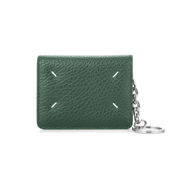 Maison Margiela S56UI0128 P4455 T7162 Stitch Grain Keyring Card Wallet