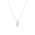 Maison Margiela SI8UU0001 SV0129 New Numerical Engraving Logo Silver Necklace