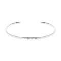 Maison Margiela SM7UY0054 SV0310 951 MM6 Engraving Numbering Logo Bracelet 3mm cuff