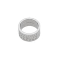 Maison Margiela SM7UQ0107 P8601 951 MM6 Engraved Numbering Logo Ring 8mm