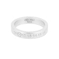 Maison Margiela SM1UQ0119 P8863 101 engraved numbering logo 4mm silver ring