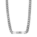Maison Margiela SM6UU0033 SV0235 954 MM6 Engraving Numbering Logo Chain Necklace
