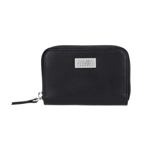 Maison Margiela SA5UI0031 P8873 T8013 MM6 Numbering Logo Metal Patch Card Wallet