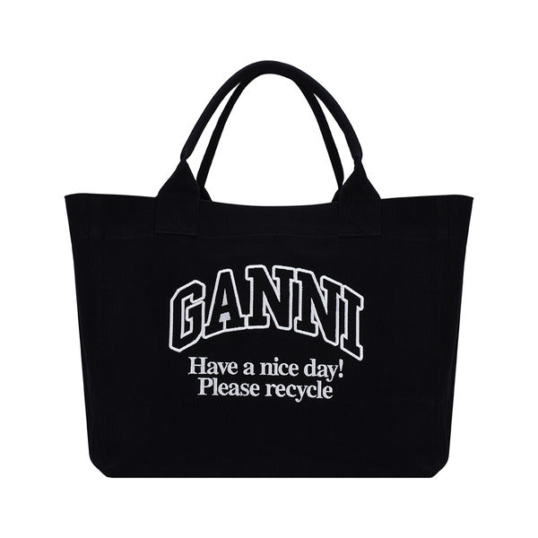 Ganni A6680 Size XXL Easy Shopper Tote Bag