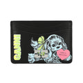 Ganni A7035 099 puppy logo bow card wallet