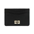 Ganni A7303 099 logo bow card wallet