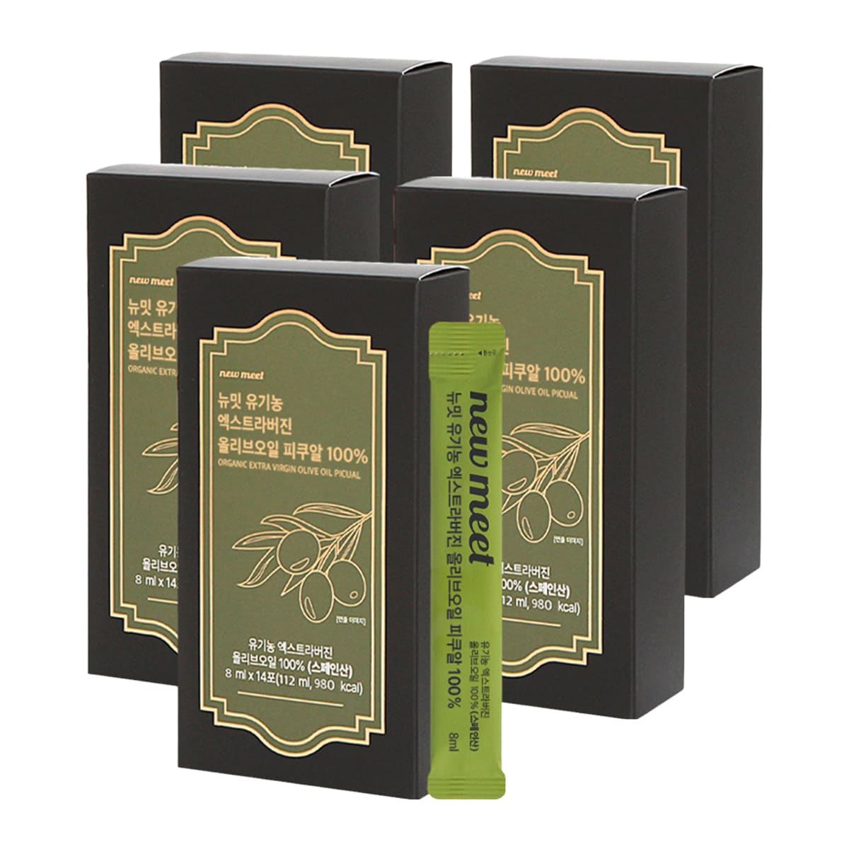 [Newmit] [M] Newmeet Organic Extra Virgin Olive Oil 5 Box
