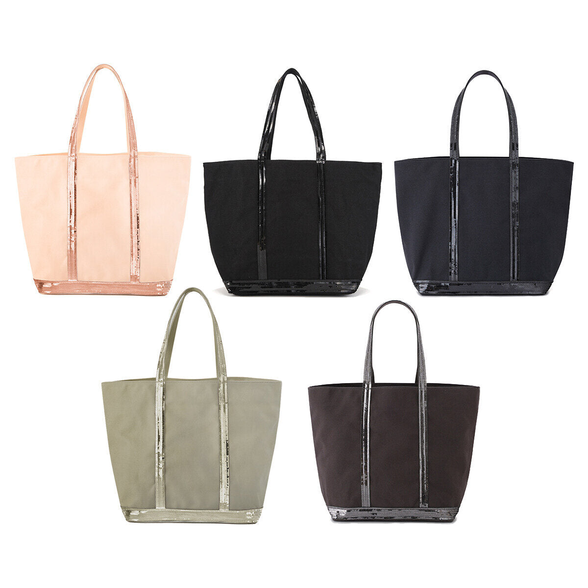 Vanessa Bruni [Vanessa Bruno] Vanessa Brun Cavaes Spangle Moyn+ Tote Bag(L)