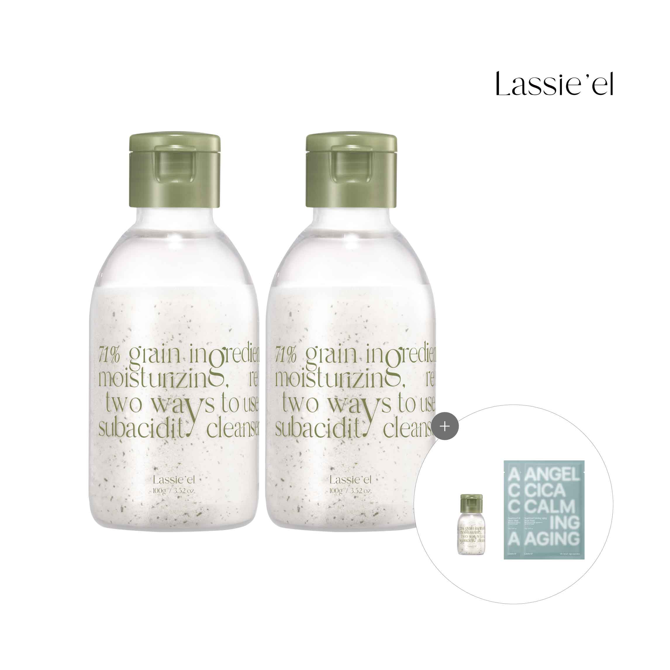 LaSeiLer Enzyme_OT Scrub Powder Wash 100g x 2 Special Package