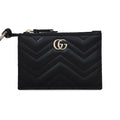 GUCCI GG MONTU BLACK WOMEN'S CREDIT CARD WALLET 837747 AAET8 1000