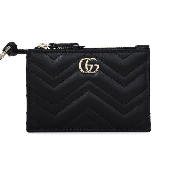 GUCCI GG MONTU BLACK WOMEN'S CREDIT CARD WALLET 837747 AAET8 1000