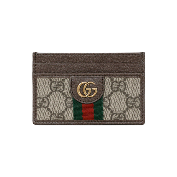 GUCCI OPIETTA BROWN WOMEN'S CARD WALLET 834795 FAEOI 9746