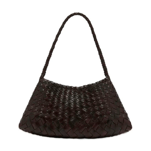 Dragon Diffusion Rozanna Dark Brown Women's Shoulder Bag 8943 DARK BROWN