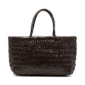 Dragon Dispersion Mini Flat Brown Women's Tote Bag 8809 DARK BROWN