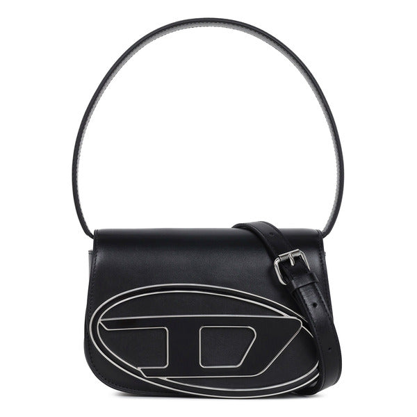 26SS Diesel 1DR Iconic Black Women's Shoulder Bag X08396 PR818 T8013