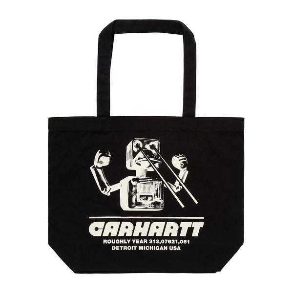 Carhartt Canvas Graphic Black Shared Tote Bag I033975 3ETXX