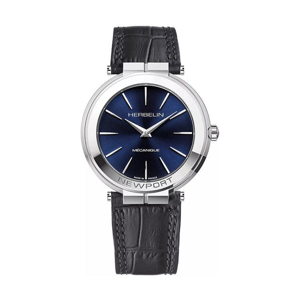 Michelrablan 1222AP15 Newport Slim Mechanical Male Leather Watch