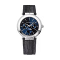 Michelin Blanc 12722AP15 Newport Slim Phase Men Leather Watch
