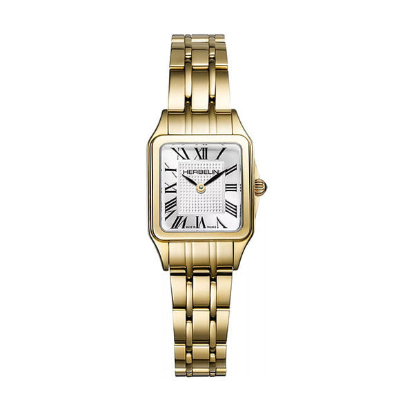 Michelle Oblong 17407BP1N08 Luna Mini Women's Metal Watch