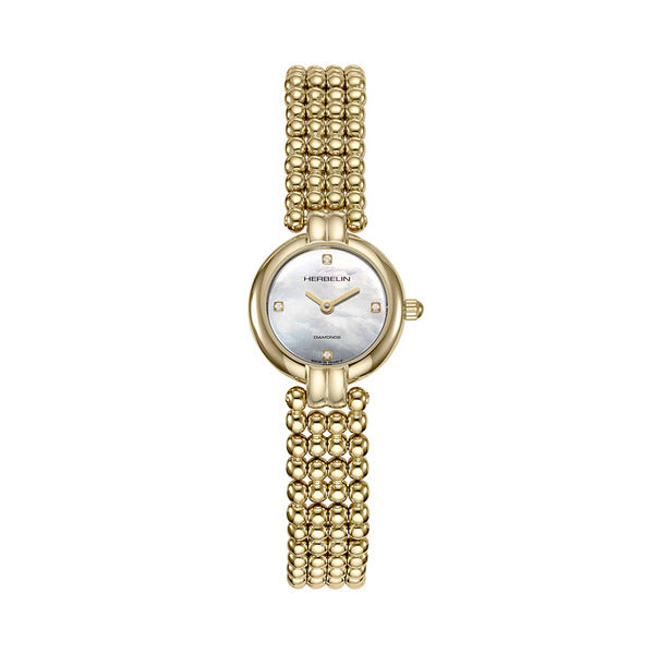Michelle Blanc 17433BP1N89 Round Women's Metal Watch