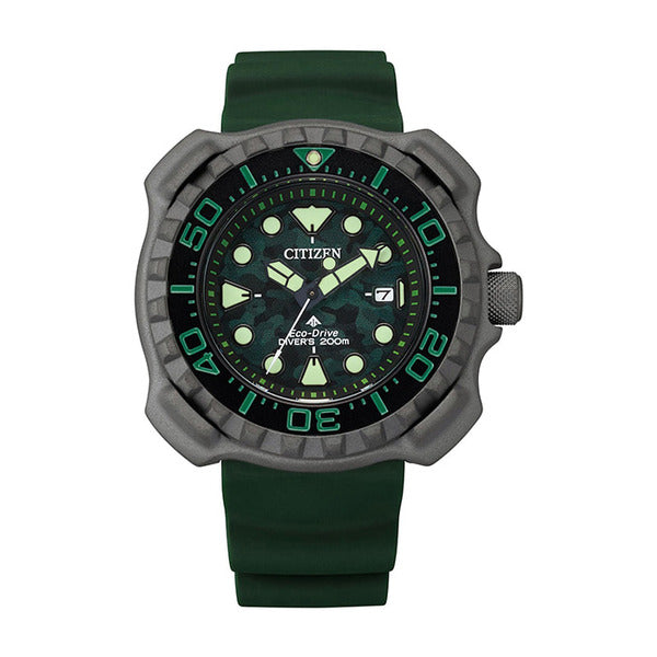 Citizen BN0228-06W Promaster Marine Eco-Drive Men's Polyurethane Watch