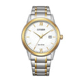 Citysonian AW1786-88A Classic Eco Drive Men's Two-Tone Metal Watch