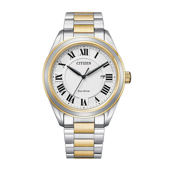 Citizen AW1694-50A Arezzo Eco-Drive Men's Two-Tone Metal Watch