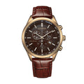 Citizen AT2573-07X Eco-Drive Chronograph Men's Leather Watch