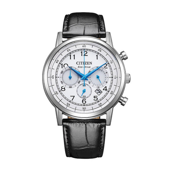 Cityson CA4630-02A Eco Drive Chronograph Men's Leather Watch