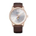 Citizen AK5003-05A Quartz Movement Men's Leather Watch