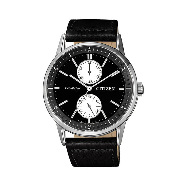 Citysonian BU3020-15E EcoDrive Metropolis Men's Leather Watch