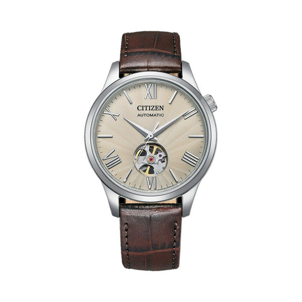 CitySON NH9130-17A OpenHeart Men's Leather Watch
