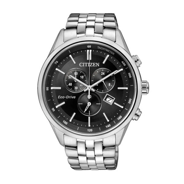 Cityson AT2140-55E Eco-Drive Chronograph Men's Metal Watch