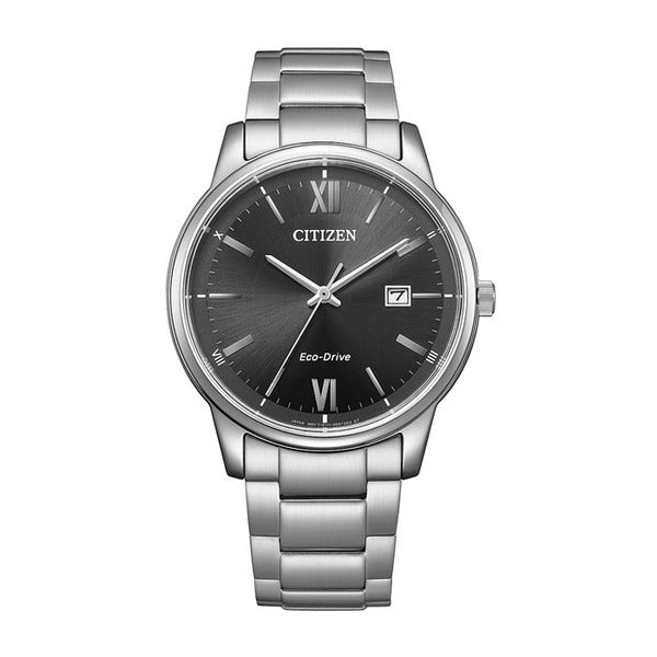 Citysonian BM6978-77E EcoDrive Black Dial Men's Metal Watch