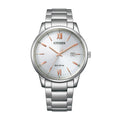 Citysonian BM6978-77A Eco Drive Silver Dial Men's Metal Watch