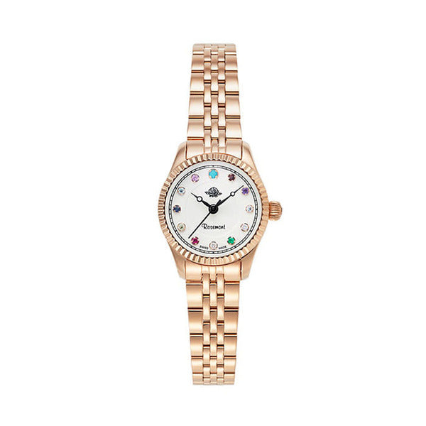 Rosemont RS62-05MT Antique Touch Rose Round Women's Metal Watch