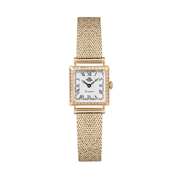 RoseMong NS011J-YWR-MT5 Nostalgia Square Women's Metal Watch