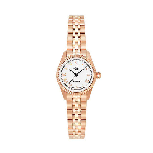 Rosemont RS62-05RM-MT Antique Touch Rose Round Women's Metal Wristwatch