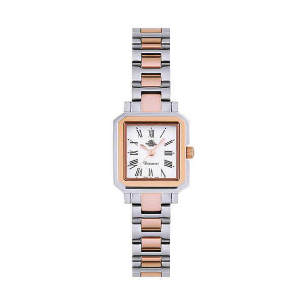 Rosemont RS80-04MT nostalgic square combo women's metal wristwatch