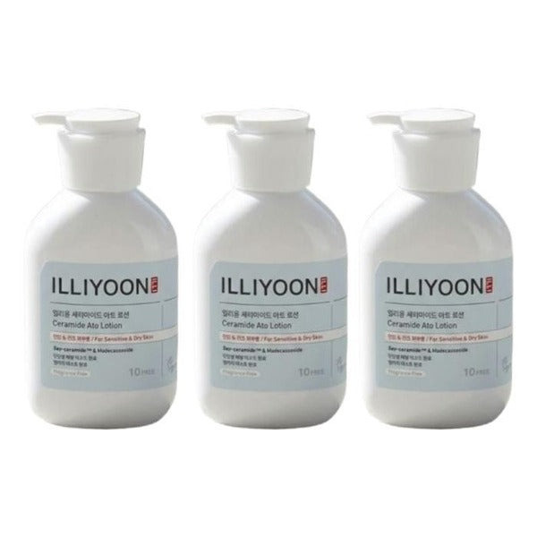 KatieAlphaShopping Illyoon Body Lotion Ceramide Ato Cream 350ml x 3