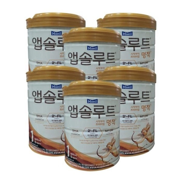 KTR Alpha Shopping Maeil Dairy Lactose Absolute Masterpiece 2FL Stage 1 800g x 6