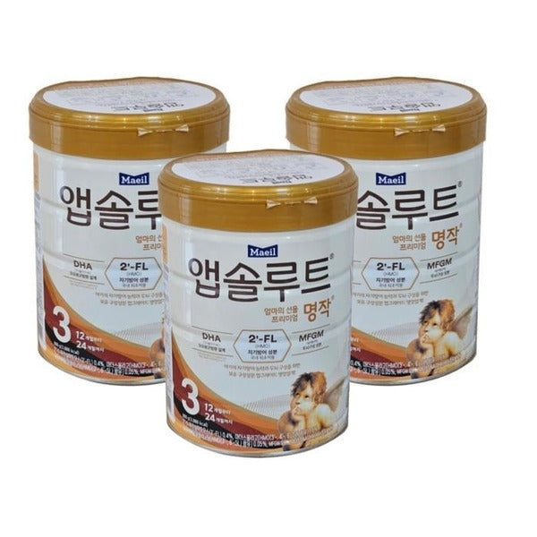 K-T Alpha Shopping Maeil Dairy Absolute Masterpiece 2FL 3 Stage 800g x 3