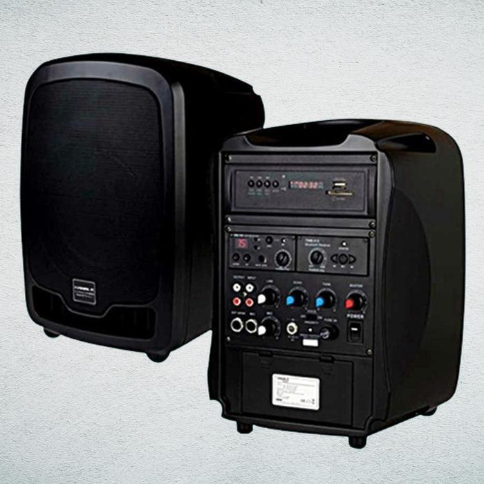Rechargeable Green Safe Wireless Amplifier AT 115BN Bluetooth Wireless Speaker (42577839)