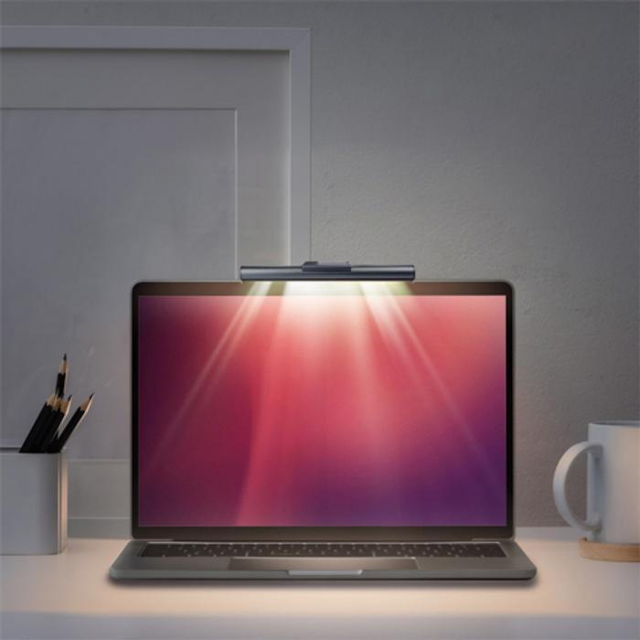 Co-prosperity Distribution Coms Laptop Stand LED Lightbar Touch C-Type Brightness Adjustment (440975