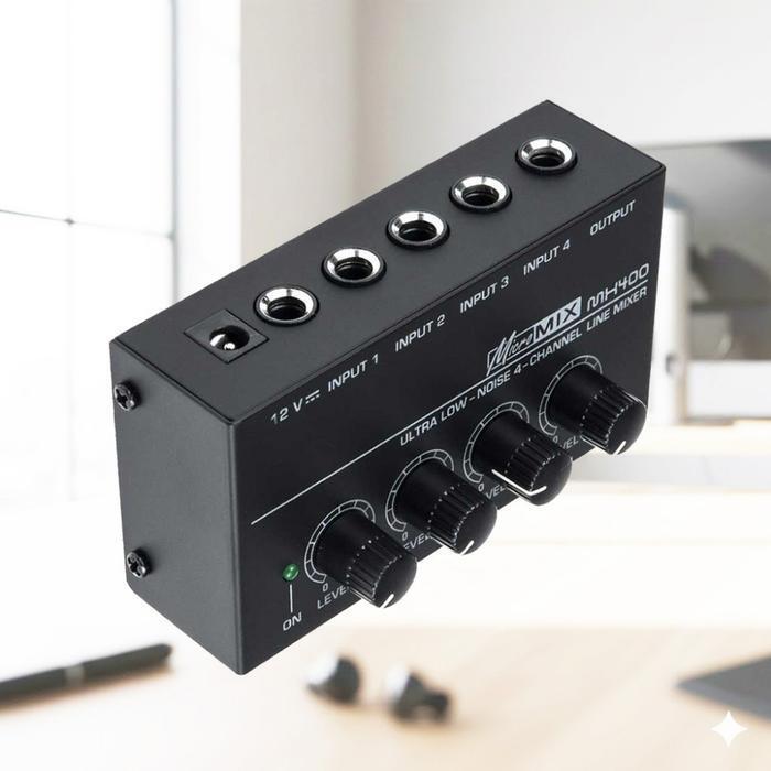 Coms Professional Sound Keyboard Mixer 16dBu Audio 4 Channel (44107326)